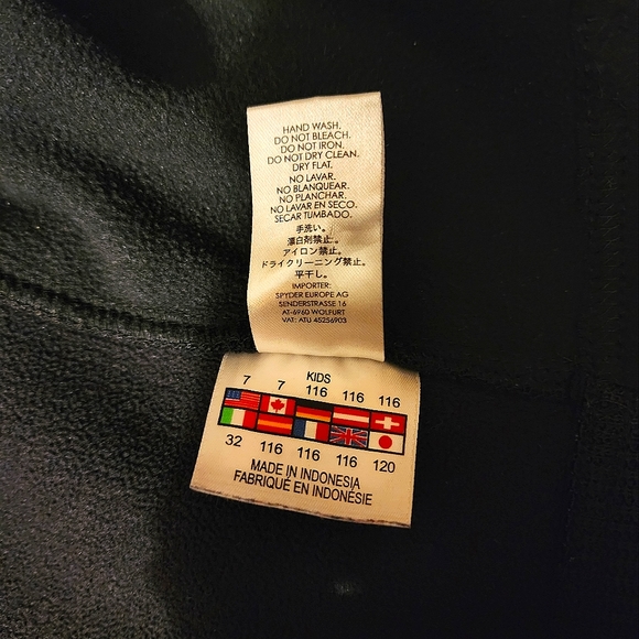 ** 2/$25 ** Spyder Constant Full Zip Hooded Sweater Jacket - Picture 9 of 9
